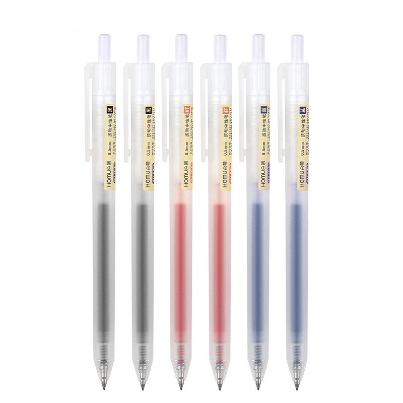 School Stationery Neutral Pen Transparent Student Ink Pen Japan Style ...