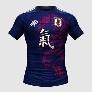 China dragon jersey soccer uniform men's football kit black sports tops  shirt 2022