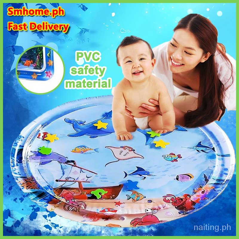 Inflatable Baby Water Mat Thicken PVC Baby Water Mat Fun Activity Water
