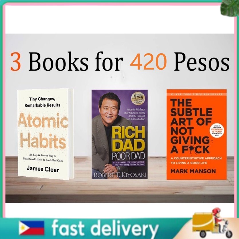 Atomic Habits Rich Dad Poor Dad By Robert Kiyosaki The Subtle Art Of