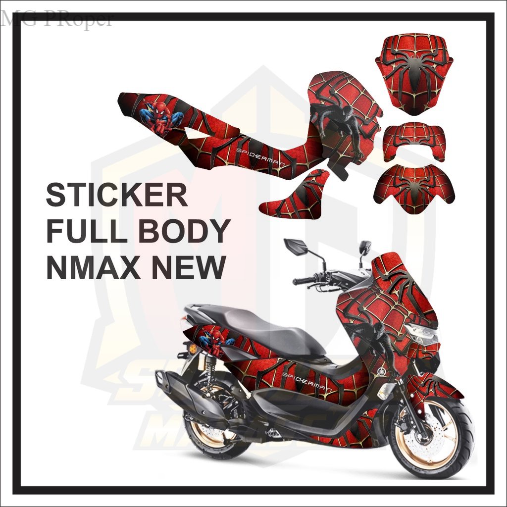 Striping Decal Full Body Sticker YAMAHA NMAX 2020 Costume Body ...