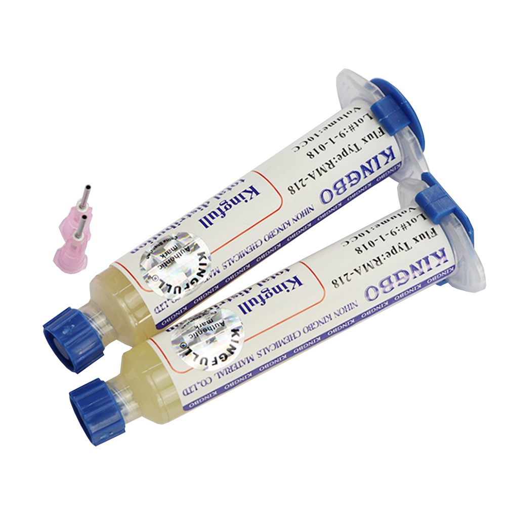 Soldering Paste Kingbo RMA-218 10cc Solder Flux With Needles For BGA ...