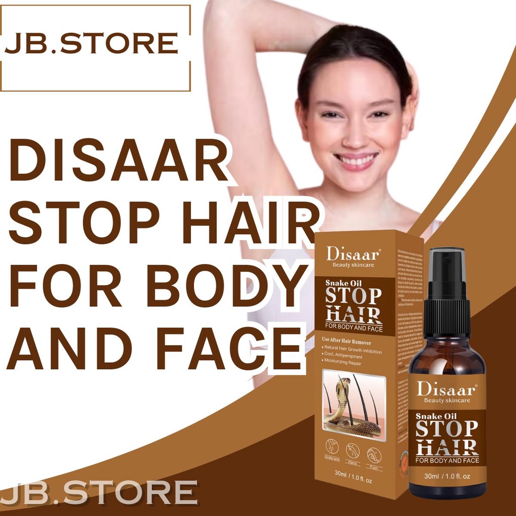 Original Stop Hair Serum Disaar Snake Oil Hair Stop Growth Armpit Arms