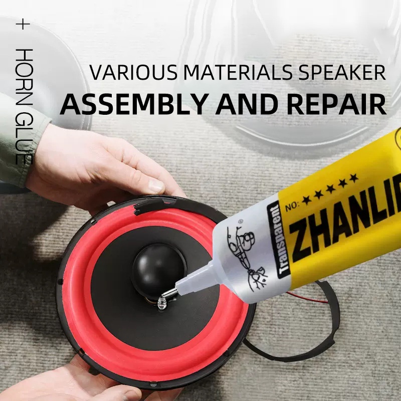 15ml 50ml Black/transparent Speaker Repair Glue Foam Side Dust Cap