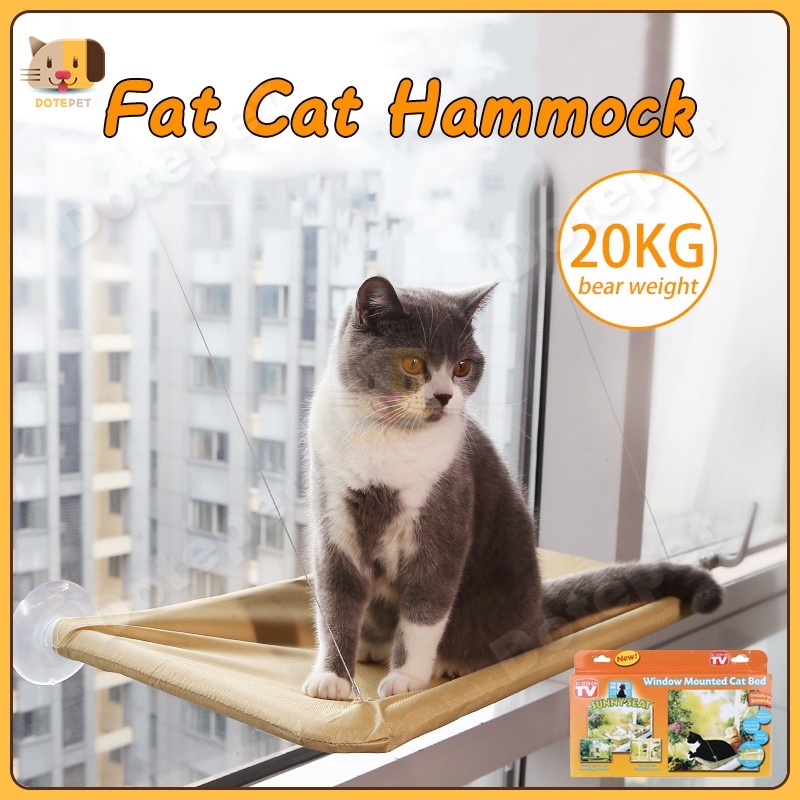 Cute Pet Cat Hammock Beds Bearing 20kg Cat Shelf Window Perch Window