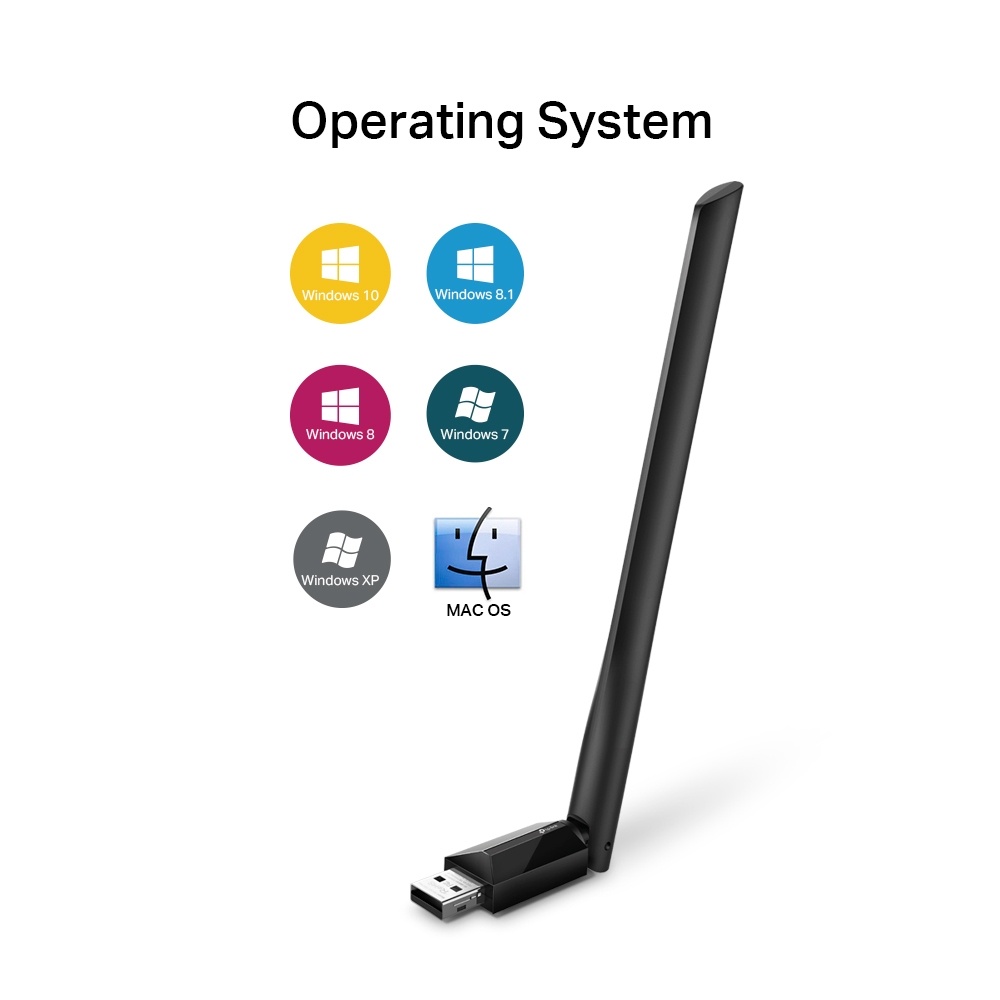TP-Link AC600 USB WiFi Adapter for PC Archer T2U Plus-Wireless Network ...