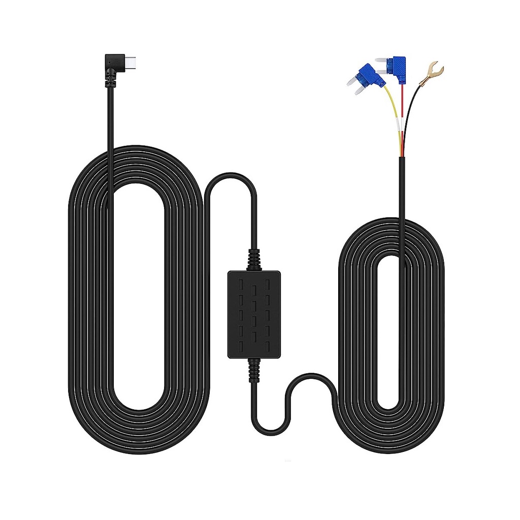 Dashcam Hardwire Kit Tipo C Conector USB-C Cable para coches de 12 V-24 V