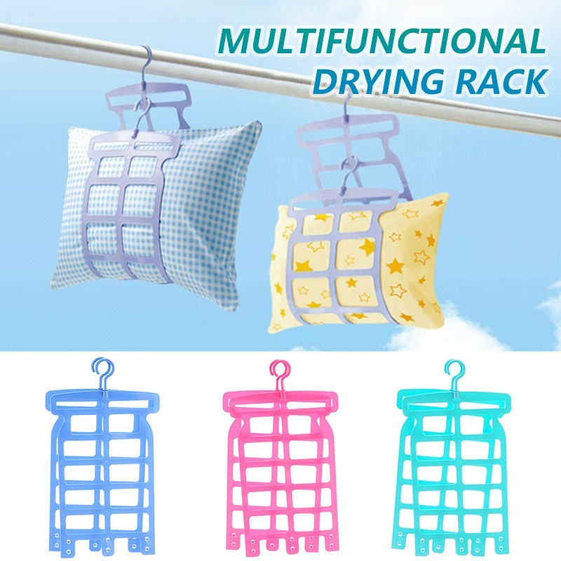 Drying Pillow Rack Pillow Drying Rack Multifunctional Plastic Windproof