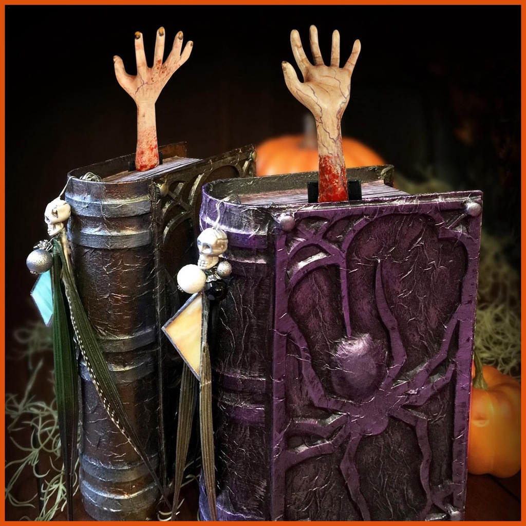 Creepy Hand Bookmark Halloween Horror Hand Bookmarks 3D Resin Spook ...