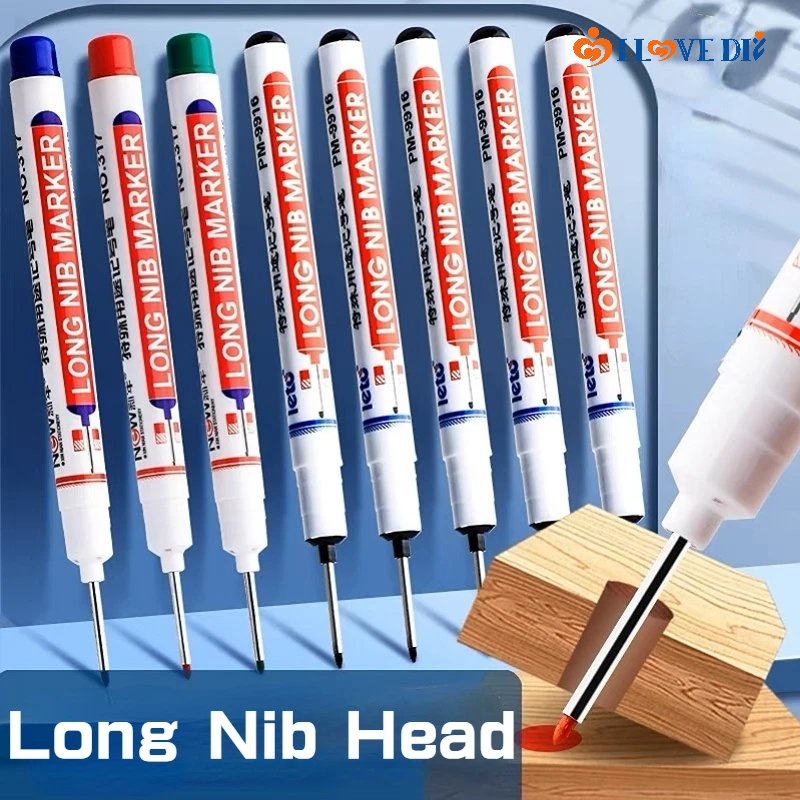 Professional 20mm Deep Hole Long Nib Head Markers Pen/ Multi-functional ...