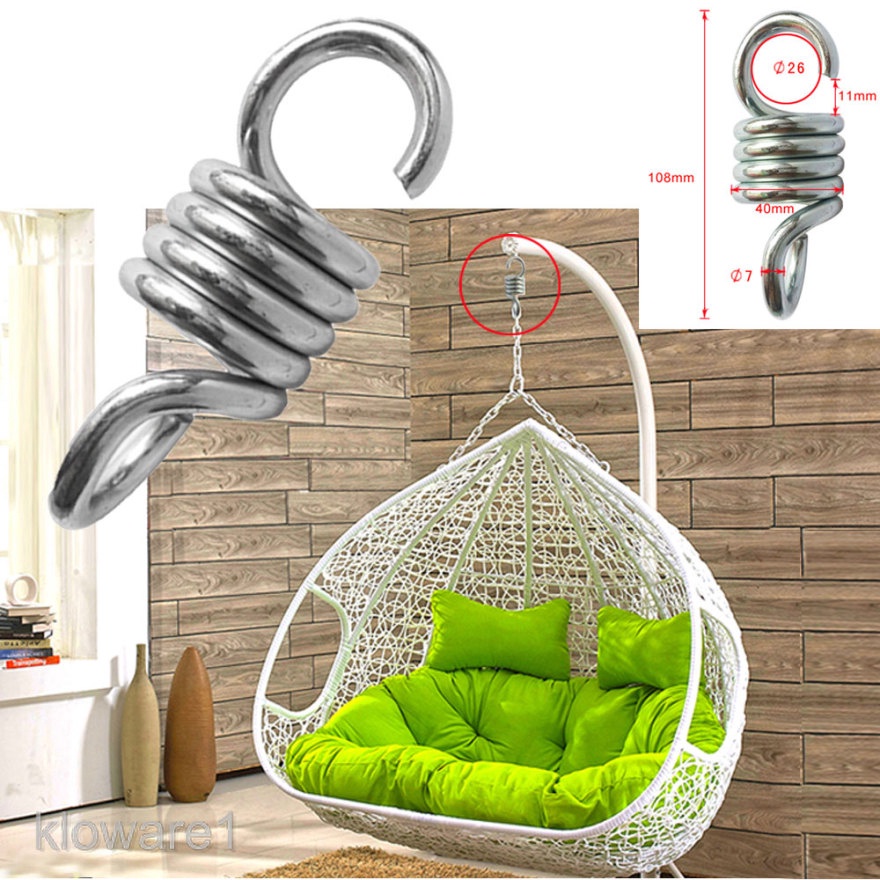 1100LBS Weight Capacity Hammock Chair Spring for Porch Swings Hanging ...