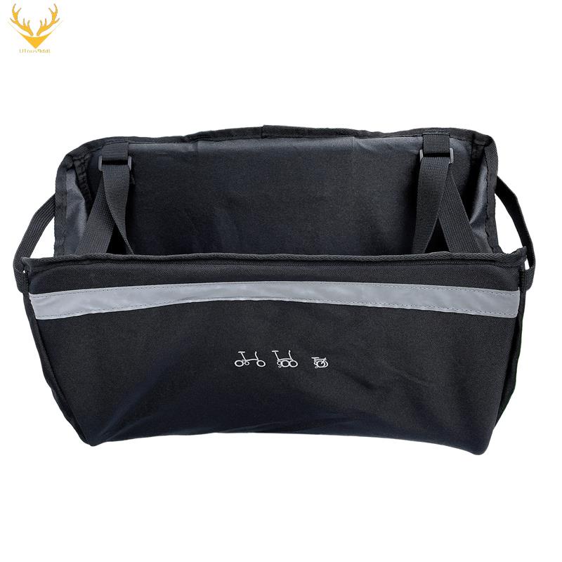 For Brompton/Birdy Folding Bike Front Bag Basket Bag Bicycle Head Vegetable Basket Bicycle