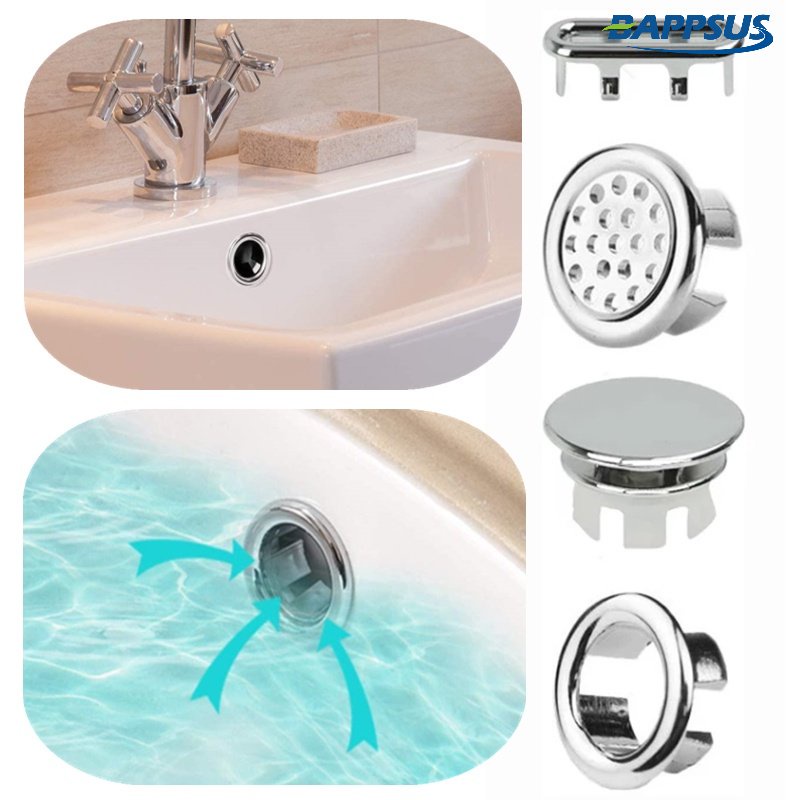 Washing Basin Sink Overflow Ring Cap / Bathroom Sink Overflow Spare