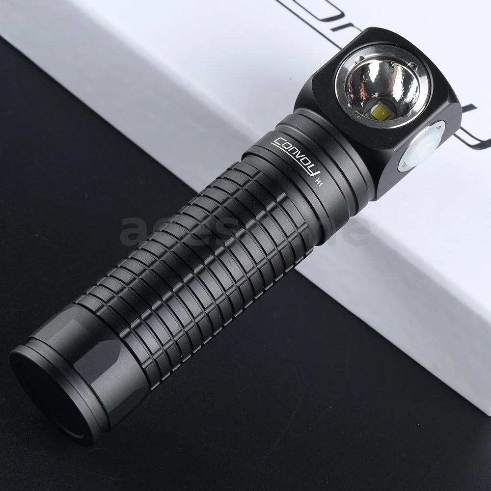 Convoy H1 2 in 1 EDC LED Flashlight Headlamp XML2 1000lm 18650 ...