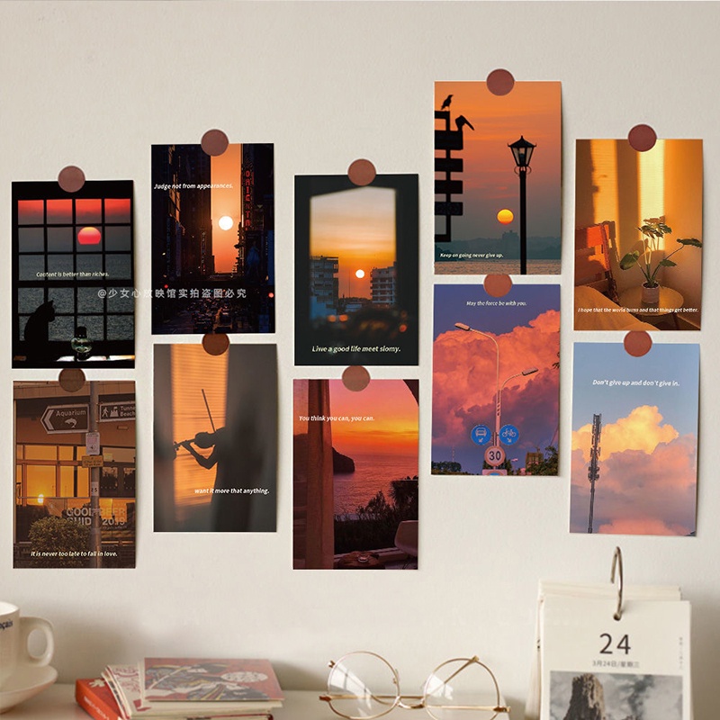 Retro Bedroom Wall Art Nordic Flower Wall Background Postcards Home