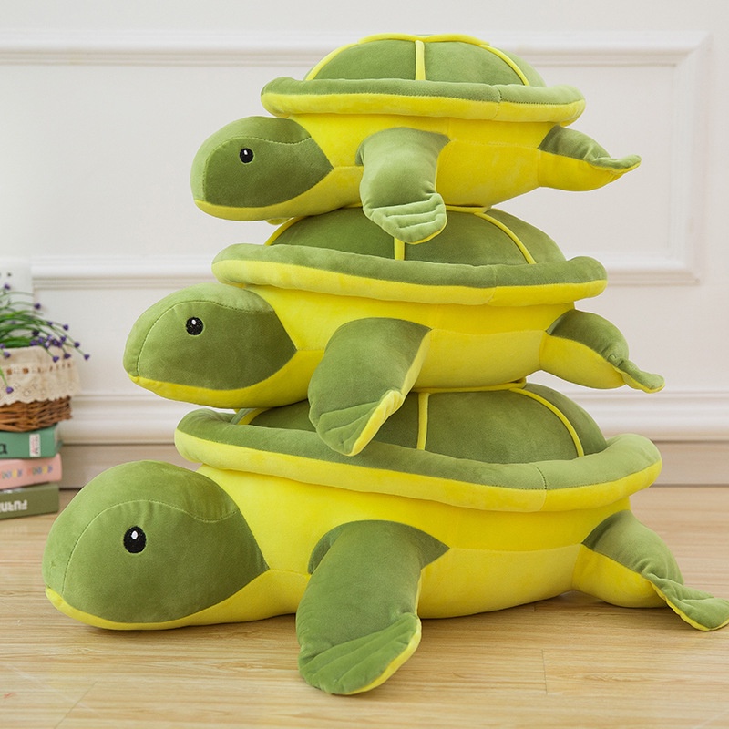 Little Turtle plush toy turtle soft pillow big eye turtle doll | Shopee ...