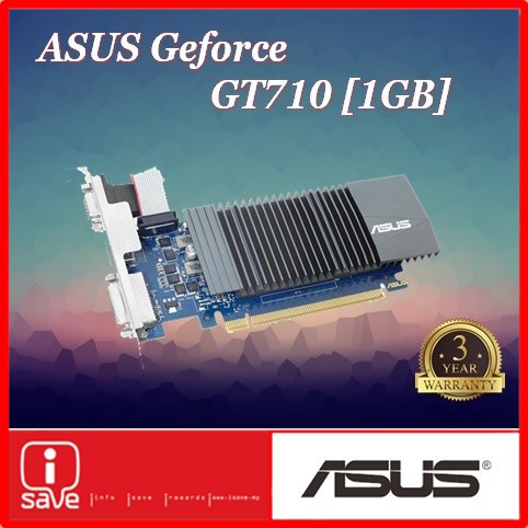 ASUS GeForce GT 710 1GB GDDR5 Graphic Card [ GT710-SL-1GD5 ] | Shopee ...