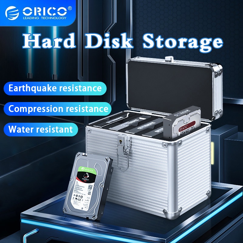 Orico Aluminum 3.5-inch Hard Drive Protection security Box with Locking ...
