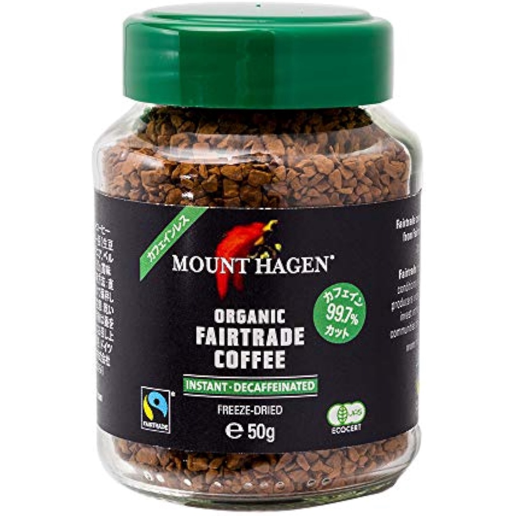 Mount Hagen Organic Fair Trade Caffeine Less Instant Coffee 50g