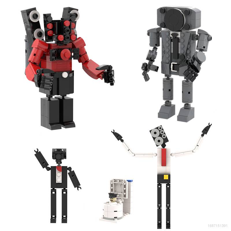 Jason Skibidi Toilet Building Blocks Minifigure Speakerman Bosses ...