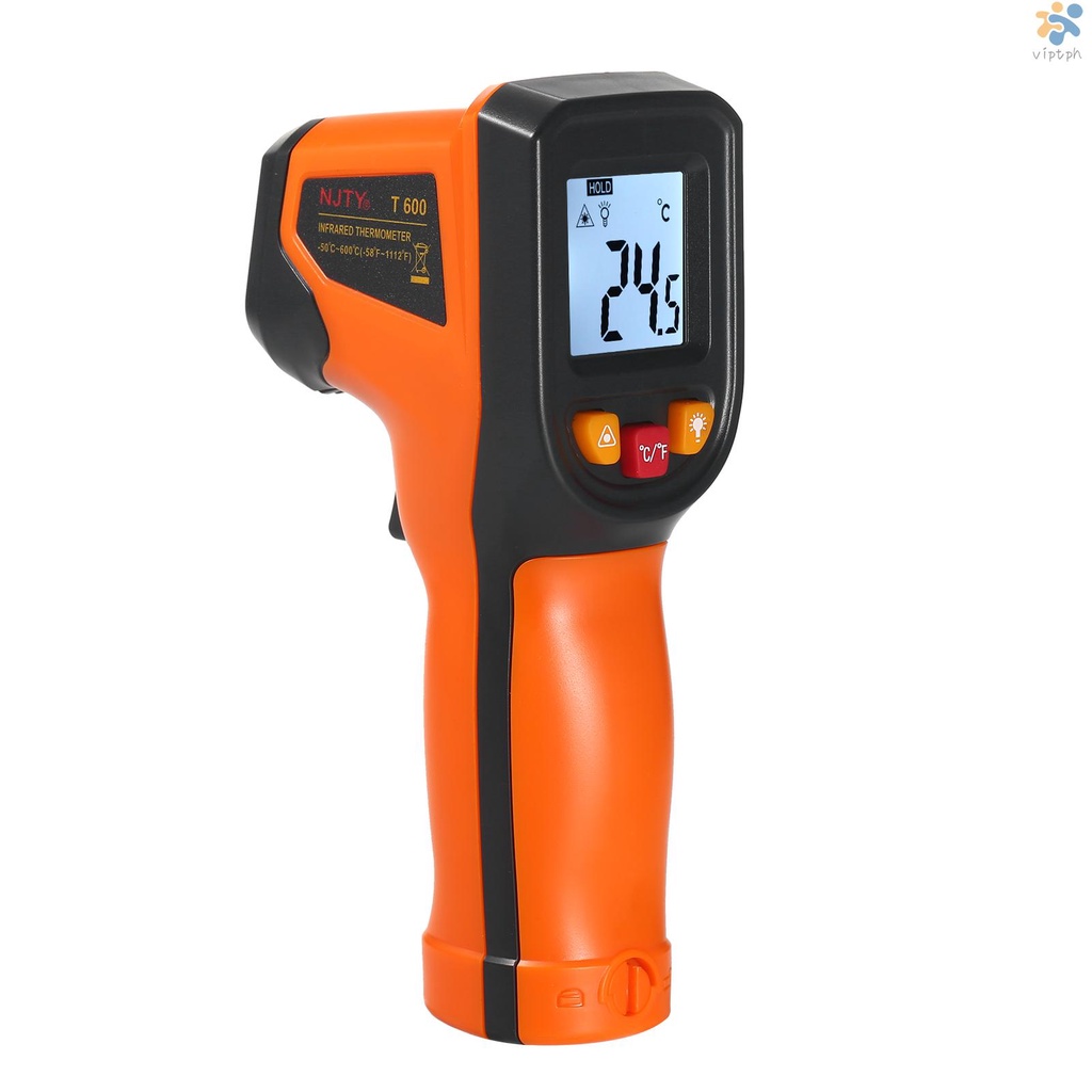 NJTY Infrared Thermometer NonContact Digital Temperature 50°C600°C