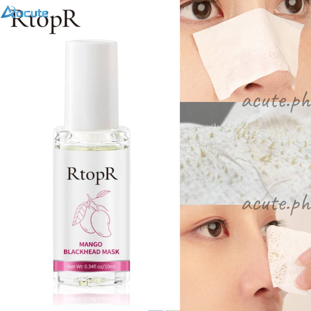 Rtopr Mango Blackhead Remover Mask Deep Cleans Pores Acne Treatment Serum Peeling Off Nose Mask