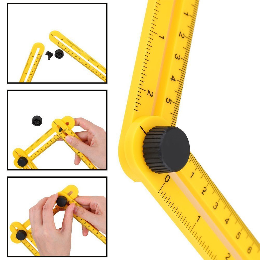 Multi Angle Ruler Template Folding Angle Measuring Tool Instrument ...
