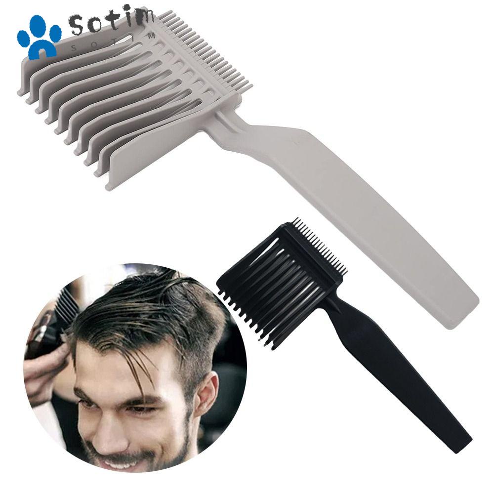 SOTIM Hair Cutting Comb, Ergonomic Men Styling Tool Barber Fade Combs ...