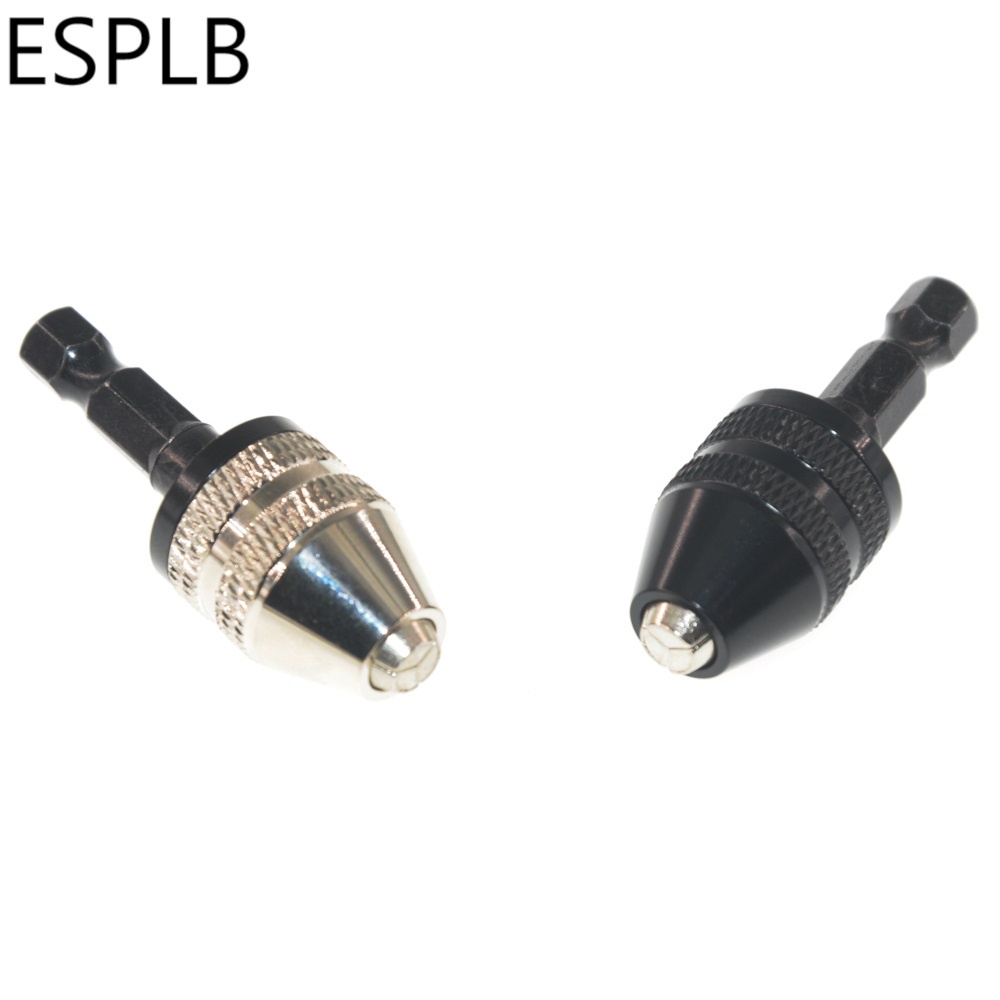Aluminum Alloy Mini Keyless Drill Bit 1/4