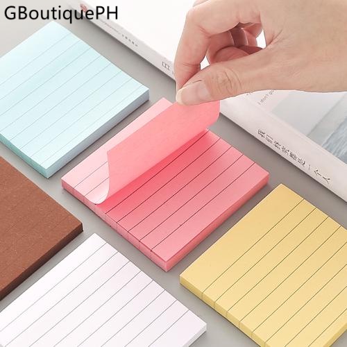 70 Sheets Sticky Note Memo Pad Lines Sticky Notes Stationery GB Shopee Philippines