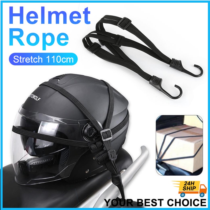 Motorcycle Bicycle Black Bungee Cord Tailstock Ropes Mesh Luggage ...