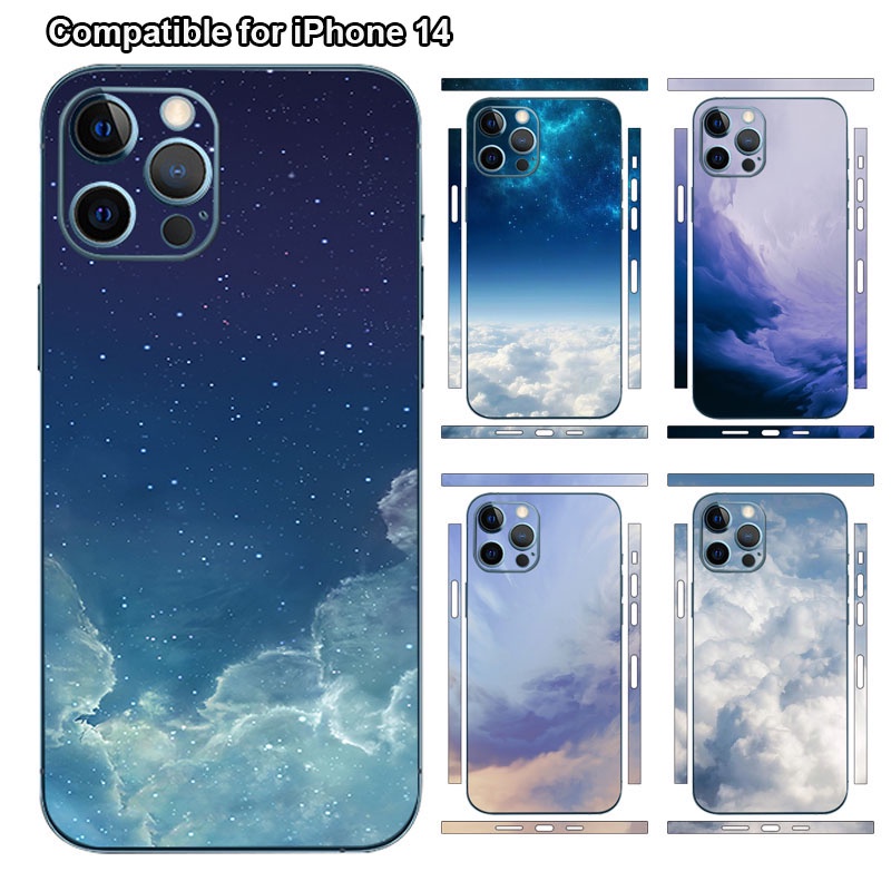 Blue Sky Decal Skin Compatible for iPhone 11 Pro Max XS XR X Back Screen  Protector Film Cover Cloud 3M Wrap Matte Sticker