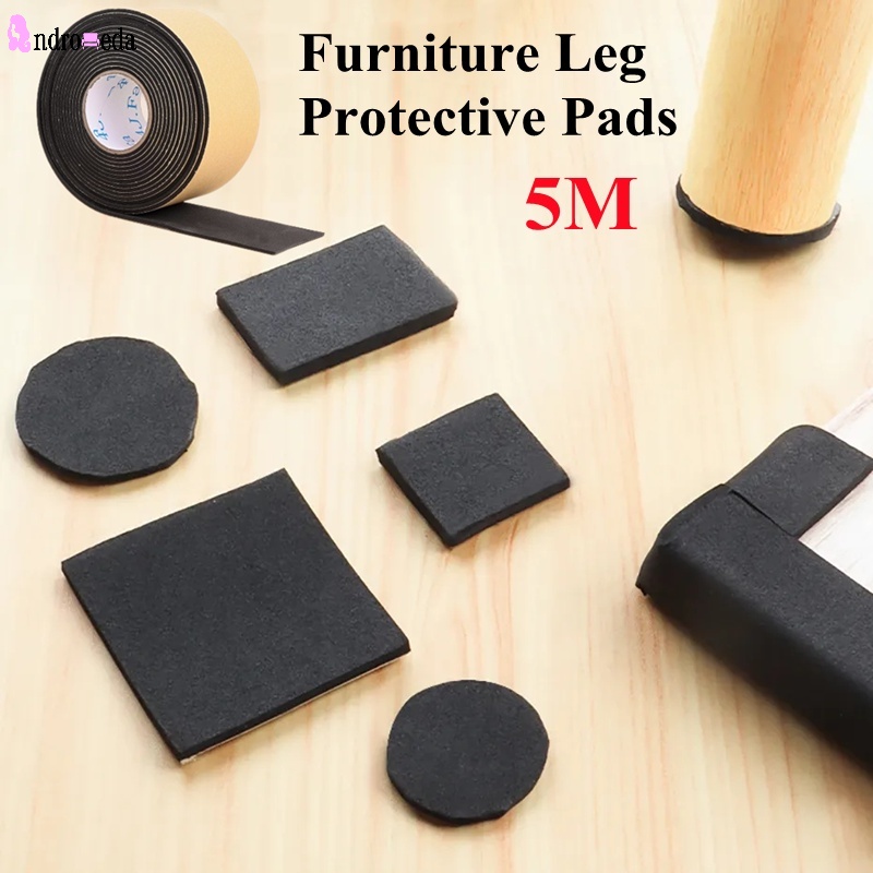5M/Roll SelfAdhesive PEVA Foam Furniture Leg Pad Thicken Cuttable Anti