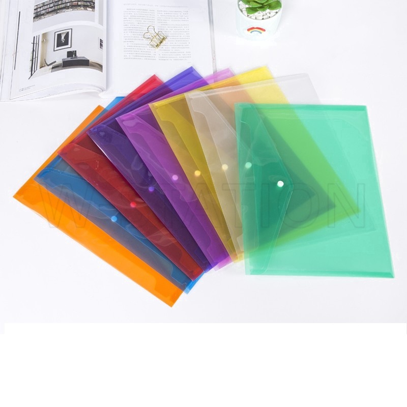 A4 Clear Document Bag Paper File Folder Stationery School Office ...