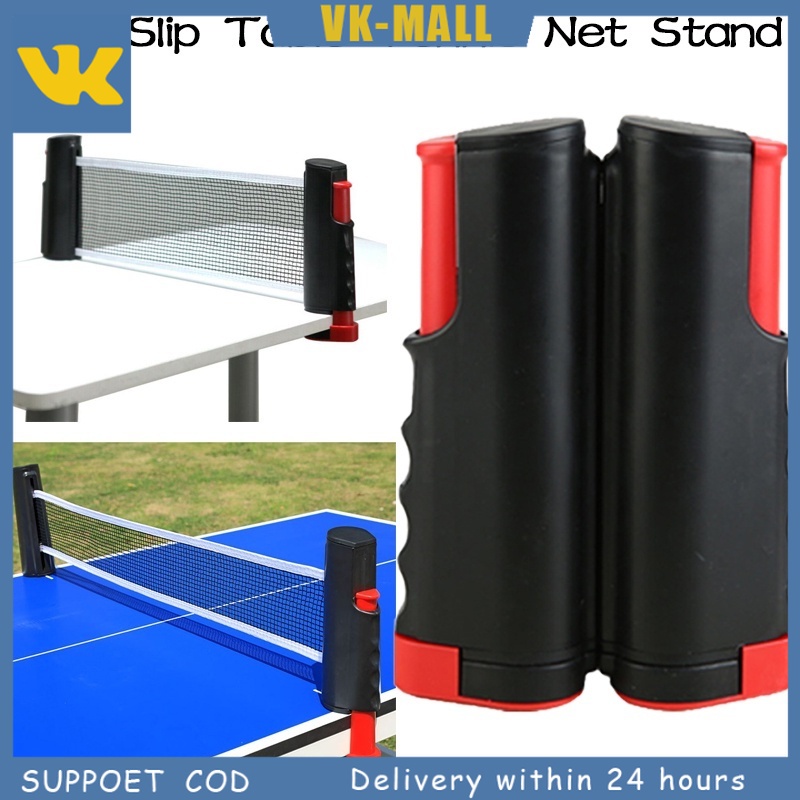 Retractable Table Tennis Net Stand Portable Plastic Ping Pong Net Post