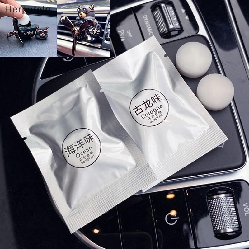 Herpurple Solid Car Perfume Refills Car Air Vent Clip Replacement Pads Fragrance Freshener PH