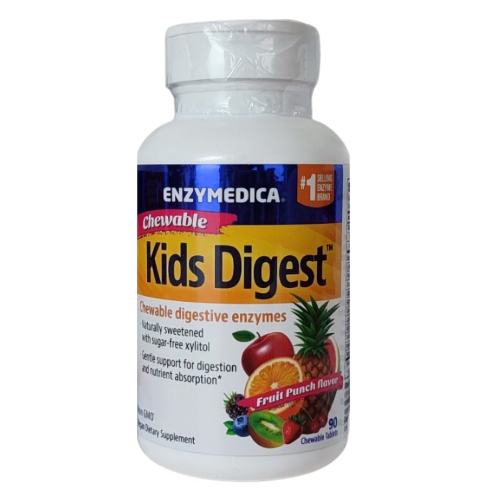 Enzymedica Kids Digest - Fruit Punch (90 chewable tablets) | Shopee ...