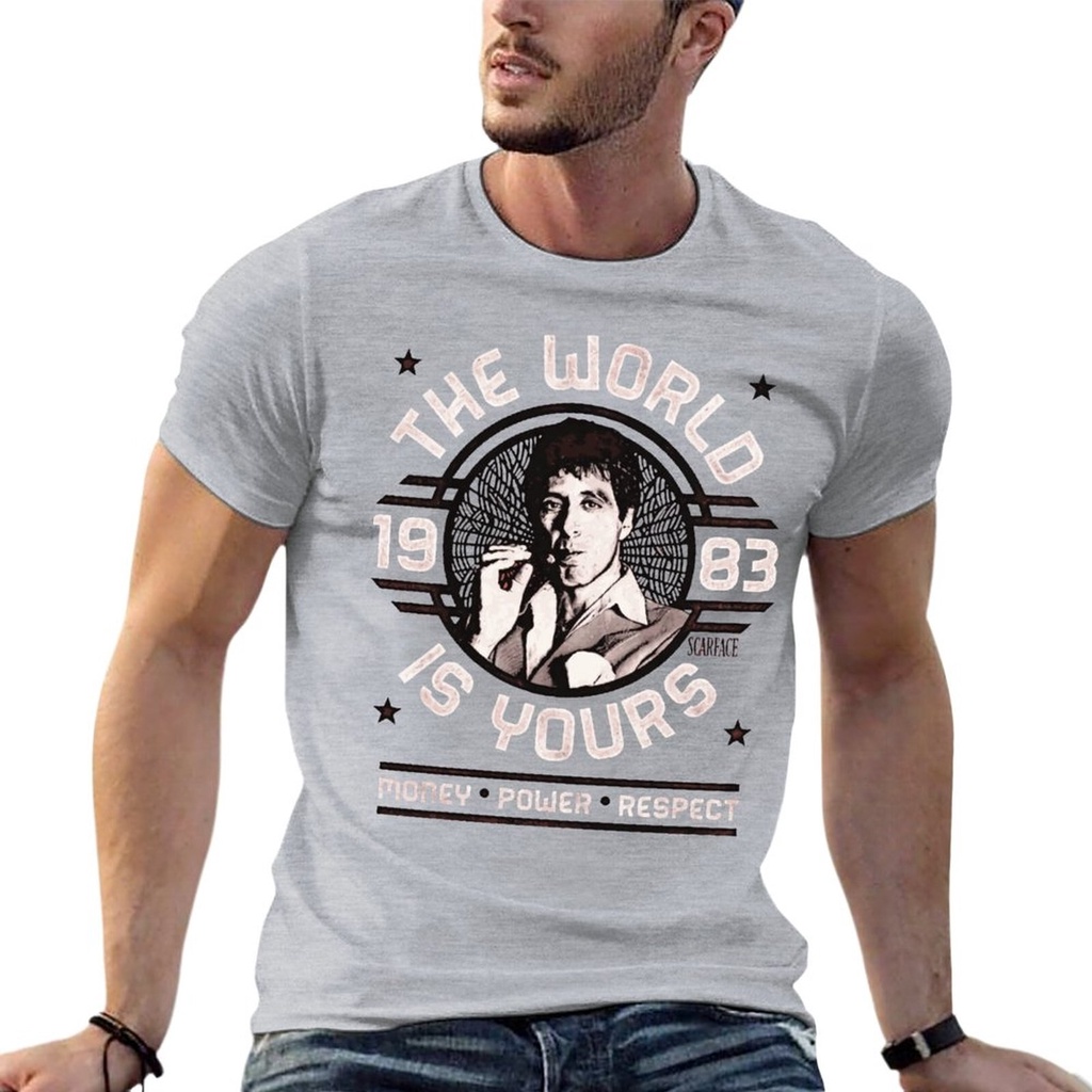 Scarface World Is Yours Tony Montana Quote By Al Pacino Oversize T