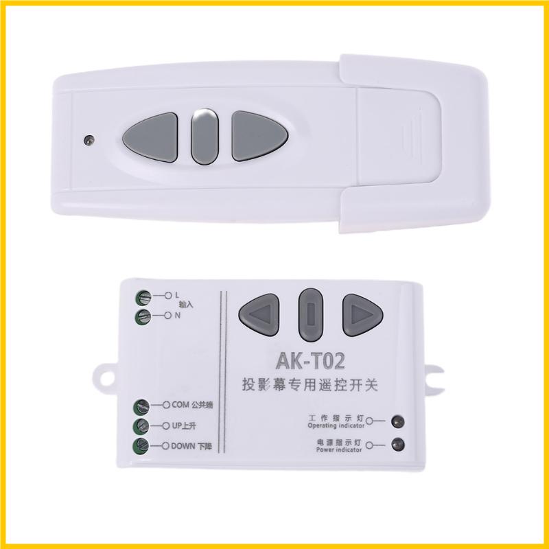Utake Shutters Projection Screen Device Wireless Remote Control UP Down ...