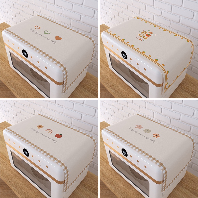 Nordic Microwave Oven Dust Cloth Cover Waterproof Kitchen Dustproof ...
