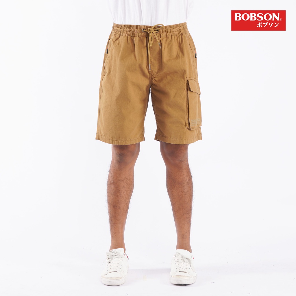 Bobson Japanese Men's Basic NonDenim Cargo short for Men Trendy