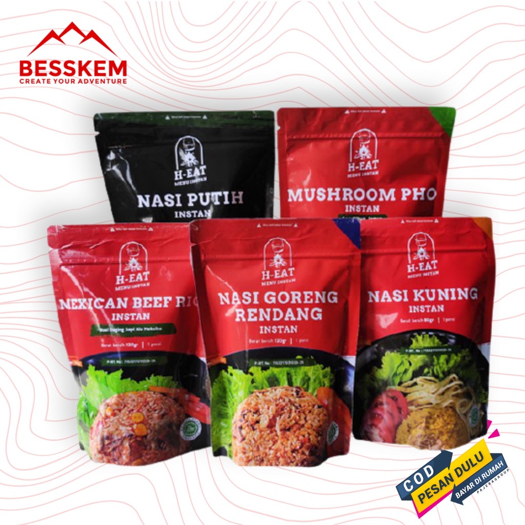 H Eat Fast Rice Instant Rice Instant Food Fast Food Rations | Shopee ...