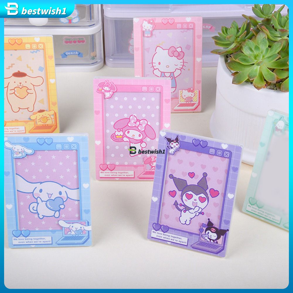 Sanrio Cute Photo Card Acrylic Magnet Photo Frame Kuromi Melody ...