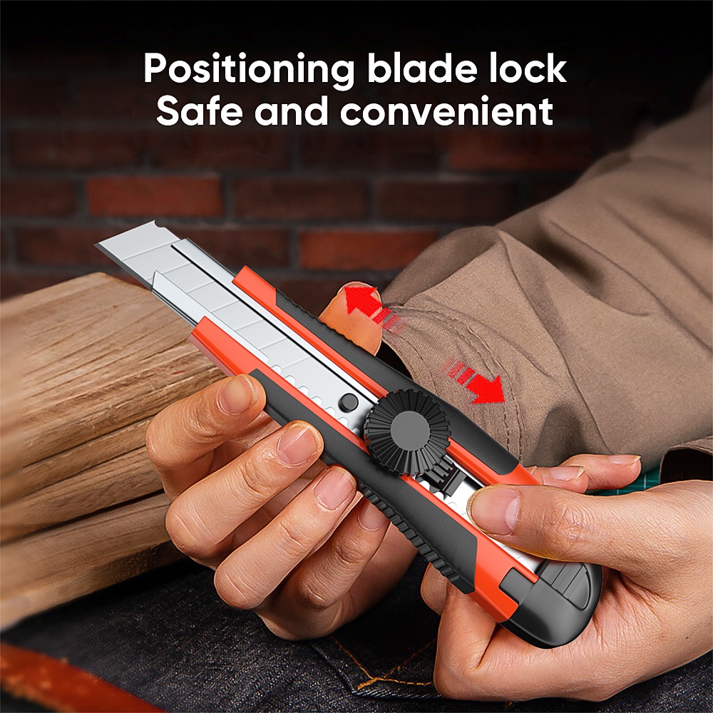 Mitsushi Utility Cutter Knives 16cm Blade Knife Retractable Utility