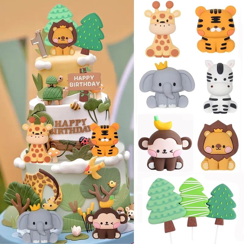 Elephant Cake Topper, Elephant Baby Shower Cake Topper, Safari Cake Topper, Safari Birthday, Jungle Baby Shower, online Boy Cake Topper, Paper Clay