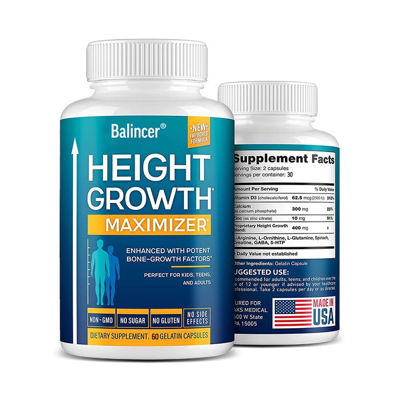 Height Growth Maximizer Natural Peak Height, Promote Bone Growth