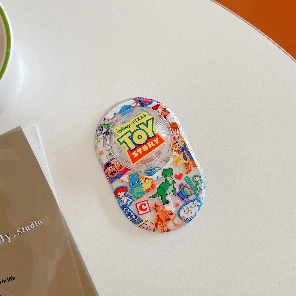 Phone Holder Kickstand Cartoon Toy Story Smile Face Pattern Creative ...