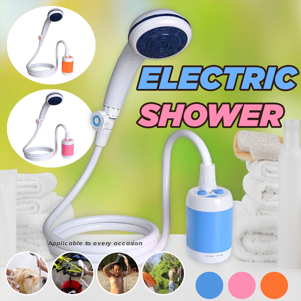 Gian Portable Electric Shower Camping Portable Showers Head Pet Shower