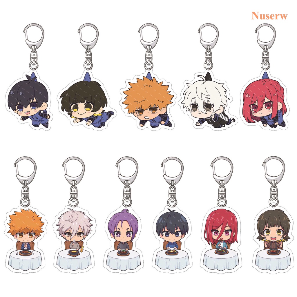 Nuserw Anime Blue Lock Keychain Chigiri Hyouma Isagi Yoichi Bachira ...