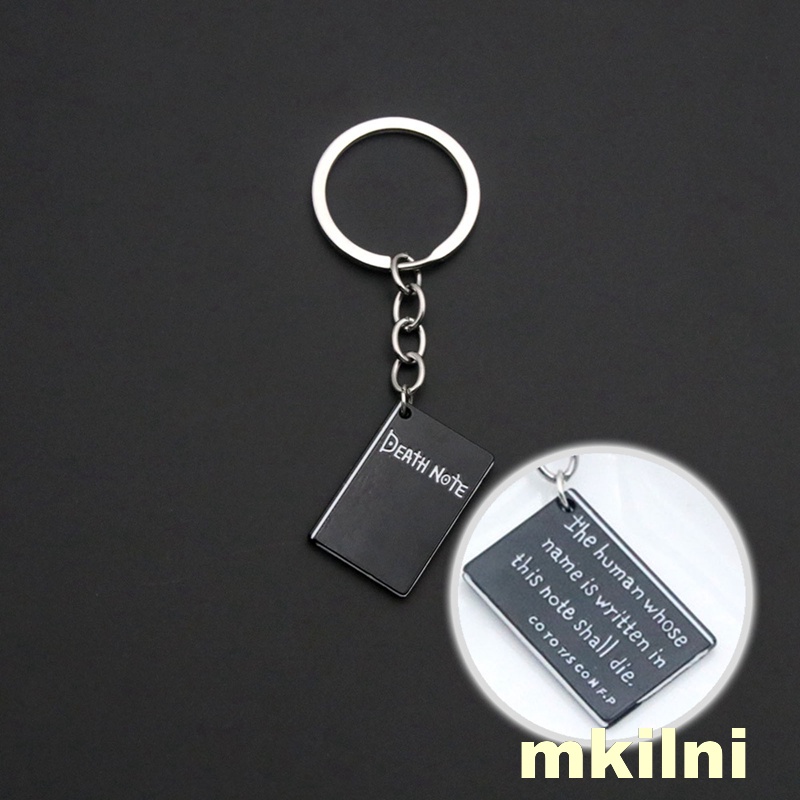 Anime Peripherals Death Note DEATH NOTE Death Note Keychain | Shopee ...